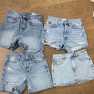 Denim Blue Women's Shorts Collection